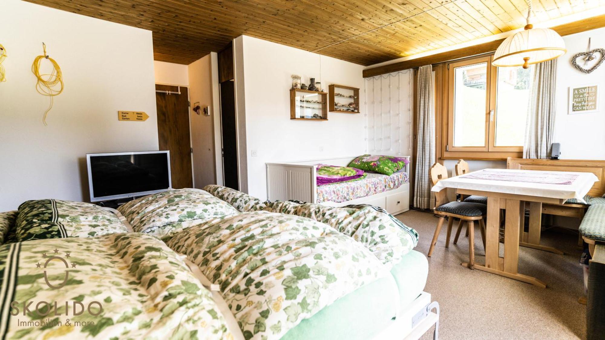Haus Caroline, Riederalp Mitte Apartment Exterior foto