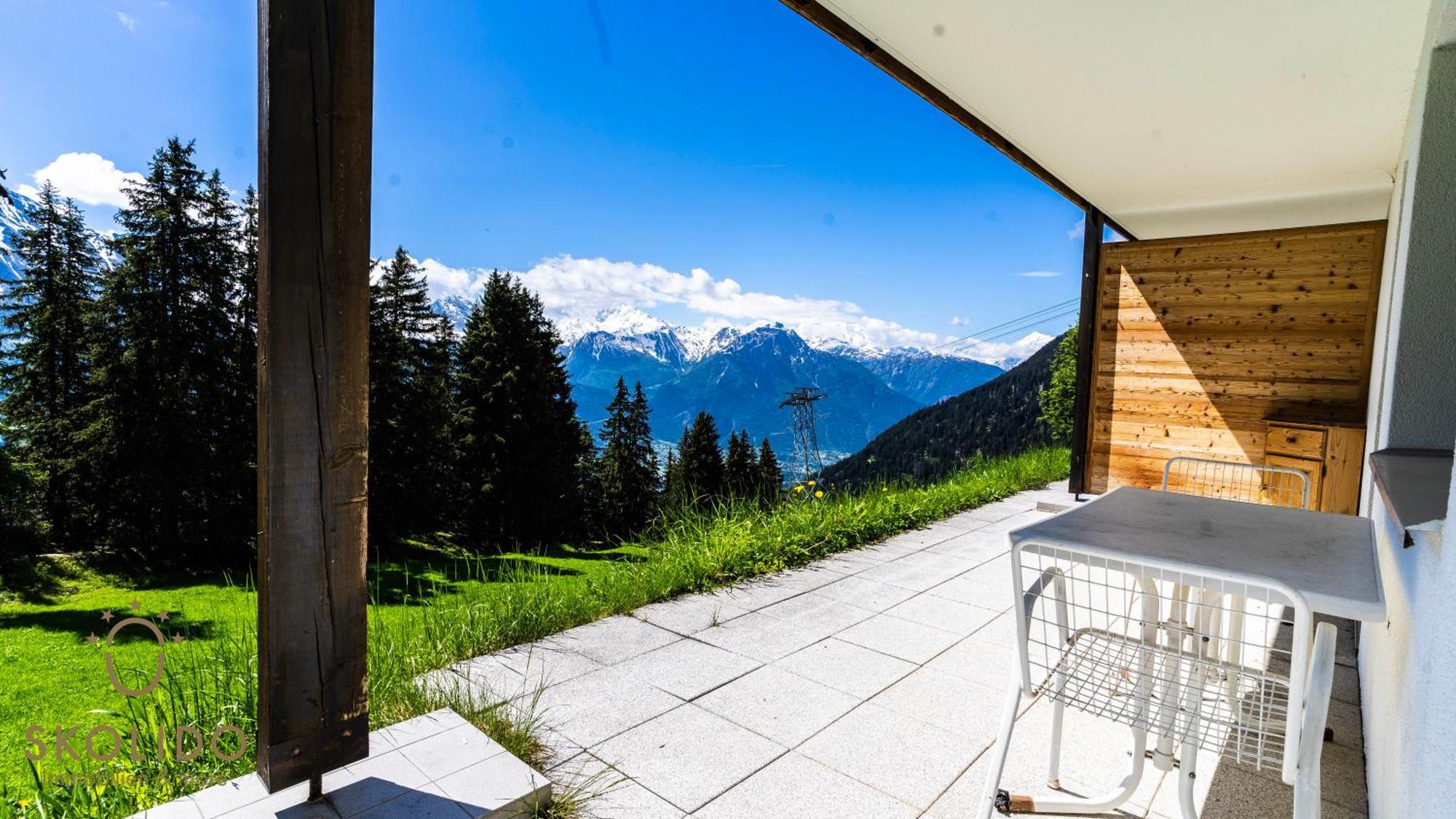 Haus Caroline, Riederalp Mitte Apartment Exterior foto