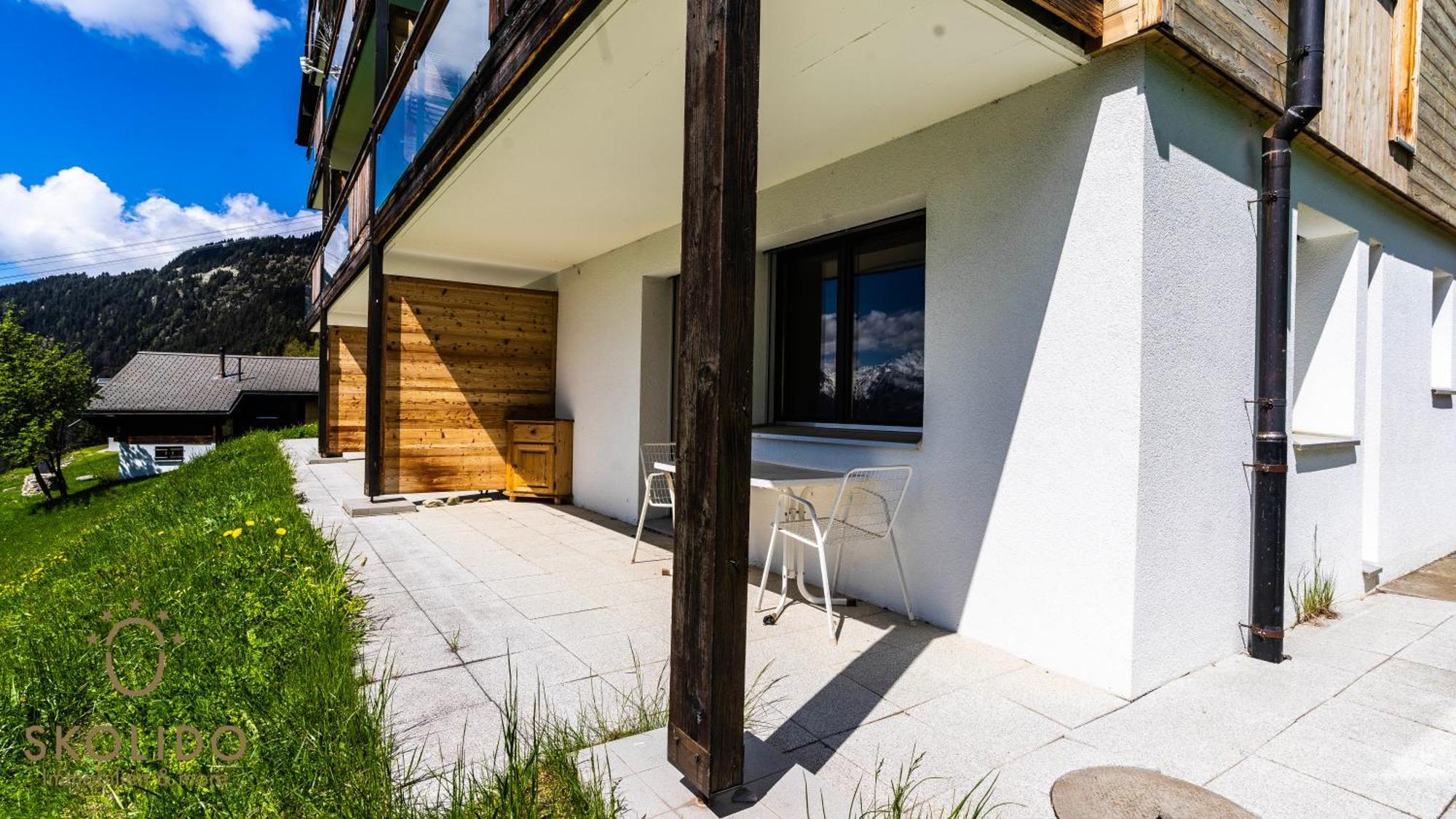 Haus Caroline, Riederalp Mitte Apartment Exterior foto
